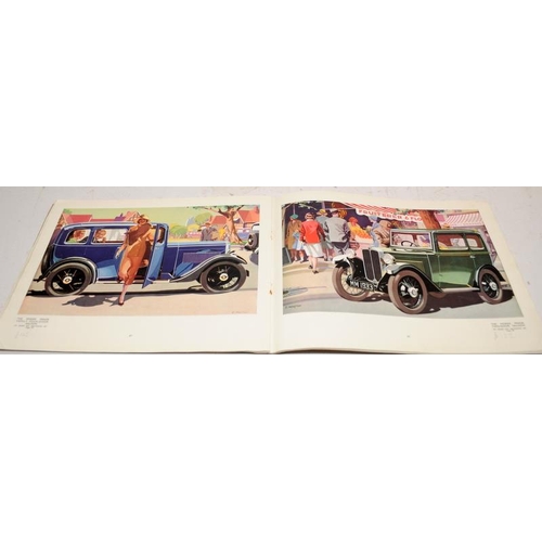 193 - Original vintage Morris cars for 1933 sales brochure printed September 1932. This is the more rare 7... 