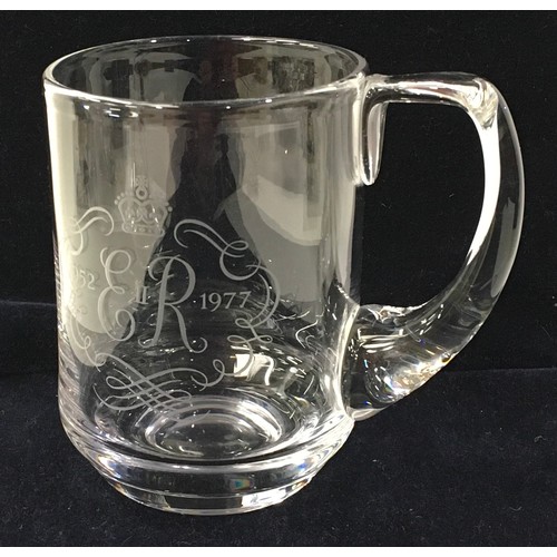 21 - Whitefriars Crystal glass presentation tankard boxed