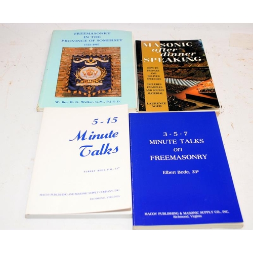 221 - Masonic interest: A quantity of reference and instruction books on the subject of Freemasonry