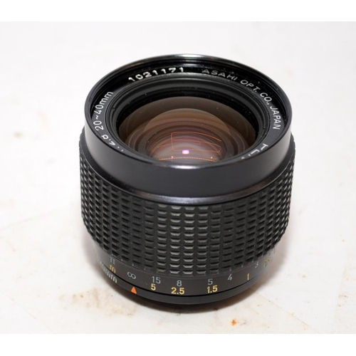 150 - Asahi Pentax 110 zoom 1:2.8 20-40mm lens compatible with the Pentax Auto 110 system. Lot also includ... 