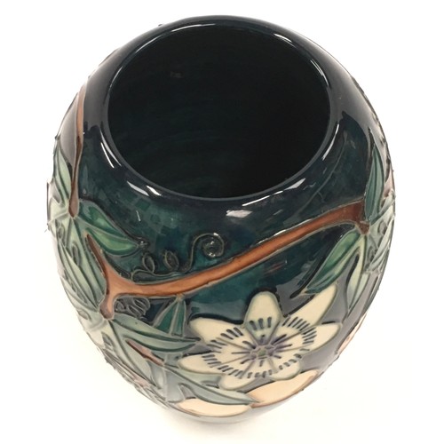 13 - Moorcroft Rachel Bishop Passion Fruit vase 1997. 18cm tall. Signed and stamped to base.