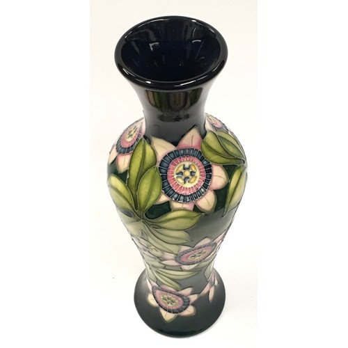 19 - Moorcroft Trial vase 2015. 26cm tall. Signed and stamped to base.