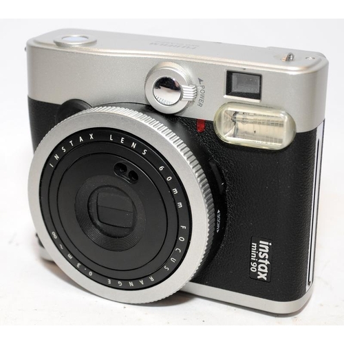 157 - Fujifilm Instax Mini 90 Neo Classic instant print camera. No charger so being sold untested but has ... 