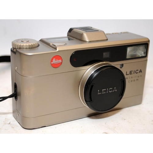 170 - Superb quality Leica Minilux Zoom compact 35mm film camera. In excellent cosmetic condition. Switche... 