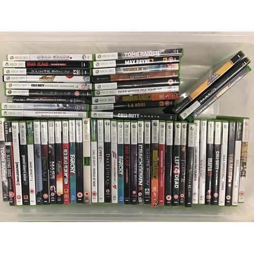 54 - Collection of Xbox 360 games.