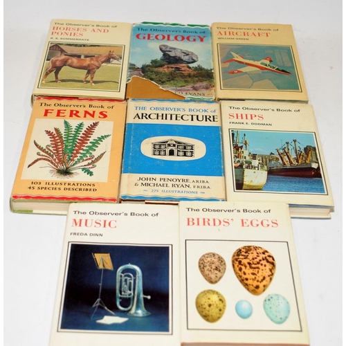 96 - Collection of vintage Observer's books from No.1 to No.30 near consecutive, missing 14, 17, 19, 20, ... 