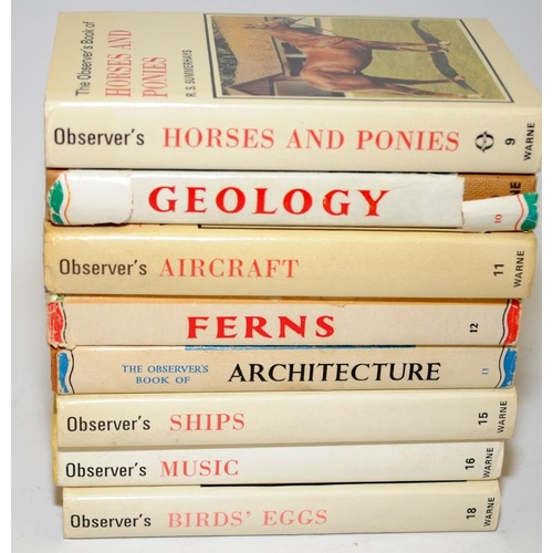 96 - Collection of vintage Observer's books from No.1 to No.30 near consecutive, missing 14, 17, 19, 20, ... 