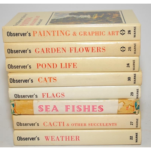 96 - Collection of vintage Observer's books from No.1 to No.30 near consecutive, missing 14, 17, 19, 20, ... 