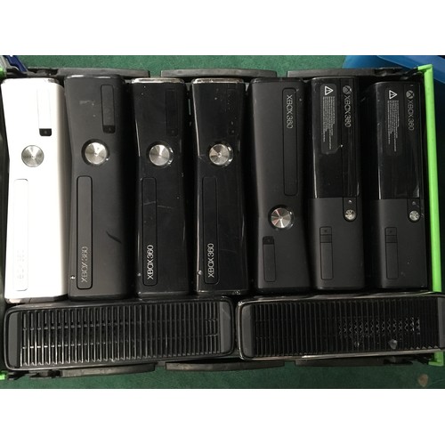 56 - Nine Xbox 360 consoles.