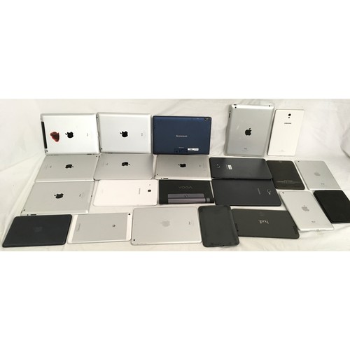 58 - Various tablets to include Apple.