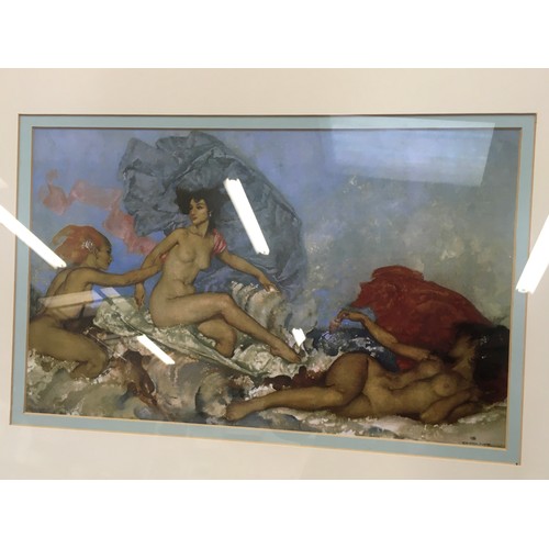 394 - William Russell Flint framed and glazed print 