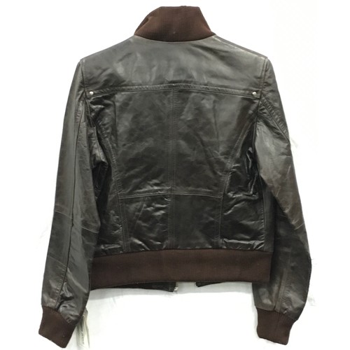 182 - Feminin Touch ladies leather jacket BNWT size XL/16.