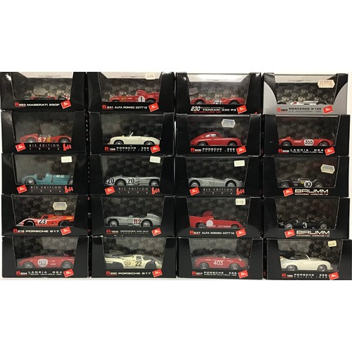 13 - Brumm boxed group to include R209 Lancia D24, R216 Porsche 917, R189 Mercedes 300 SLR and others. So... 