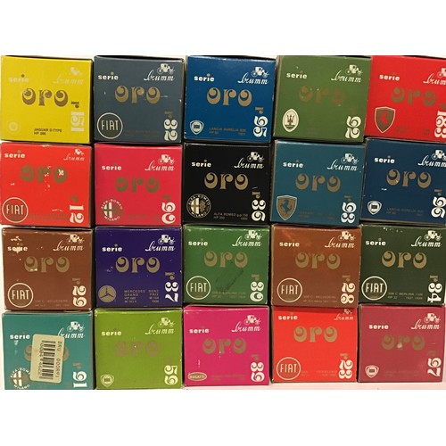 34 - Brumm boxed group to include  R183 Ferrari 125S, R22 Maserati 250F, R95 Lancia Aurelia B20 and other... 