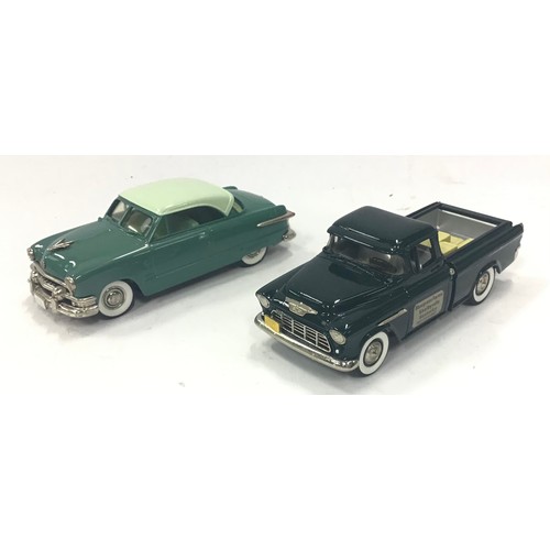 20 - Brooklin models pair: BRK 53 Chevrolet Cameo and BRK 51 Ford Victoria. Both appear Excellent, boxed.