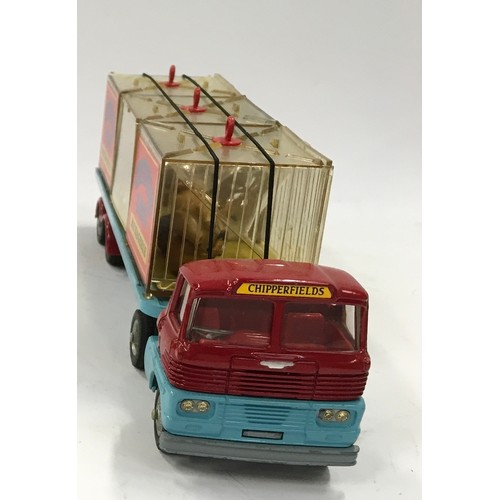 61 - Corgi Major Toys 1139 Scammell Handyman Articulated Chipperfield's Circus Menagerie Carrier - sky bl... 