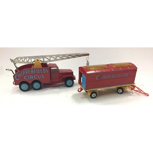 64 - Corgi boxed No 12 Gift Set 'Chipperfields Circus' including Crane Truck And Cage with 2 bears. Condi... 