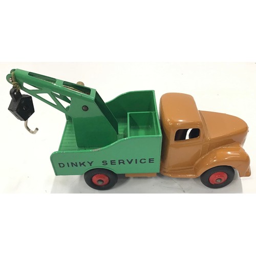 84 - Dinky 430 Commer Breakdown Lorry tan cab and chassis, mid-green back and jib with 