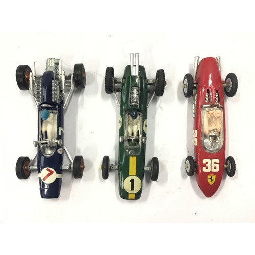 88 - Corgi 154 Ferrari Formula 1 Grand Prix Racing Car - red, spun hubs, figure driver, racing number 36;... 