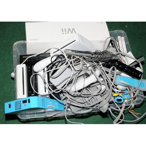 34 - Nintendo Wii bundle to include consoles, controllers, power supplies etc.