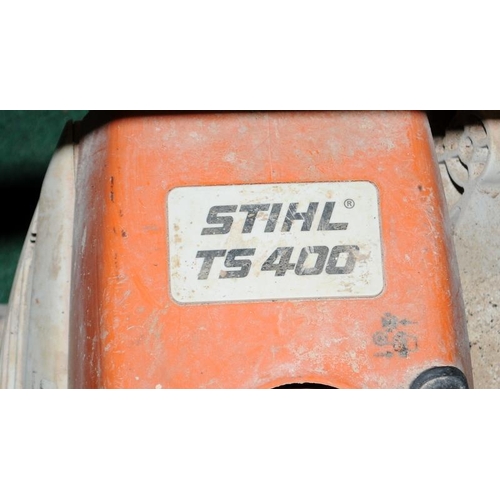 42 - A Stihl TS400 saw.