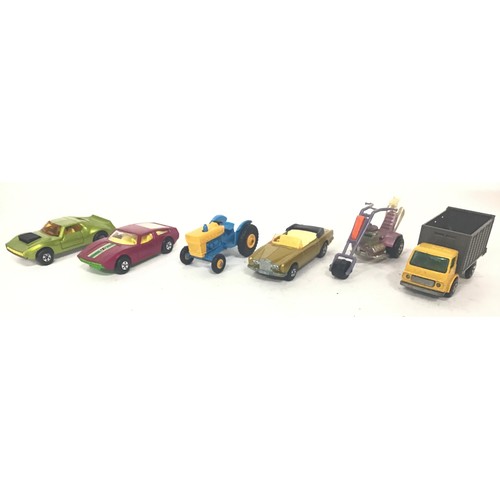 56 - Matchbox Superfast group of boxed models to include 38 Stingeroo, 52 Dodge Charger MKII, 39 Ford Tra... 