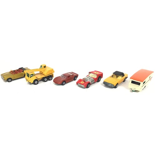 56 - Matchbox Superfast group of boxed models to include 38 Stingeroo, 52 Dodge Charger MKII, 39 Ford Tra... 