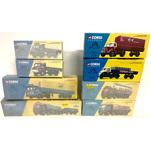 30 - Corgi Classics 40th Anniversary 1956-1996 group of boxed models to include 15101 Express Dairy Scamm... 