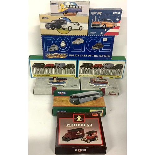 48 - Corgi boxed sets to include Police Cars of the Sixties, various buses and other models. All appear E... 