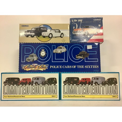 48 - Corgi boxed sets to include Police Cars of the Sixties, various buses and other models. All appear E... 