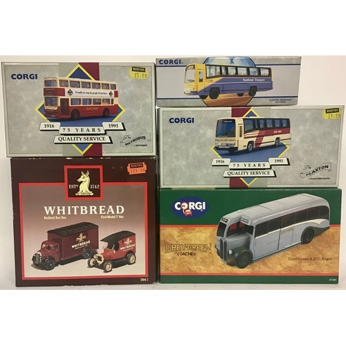 48 - Corgi boxed sets to include Police Cars of the Sixties, various buses and other models. All appear E... 