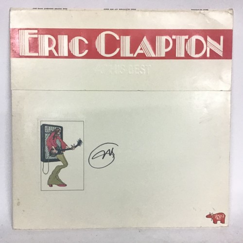 52 - SIGNED ERIC CLAPTON VINYL LP RECORD. This autograph was obtained by vendor at Cranleigh School Crick... 