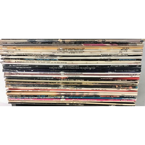 362 - BOX OF ROCK / POP & EASY LISTENING VINYL ALBUMS. Various artists in this box to include - Bruce Spri... 