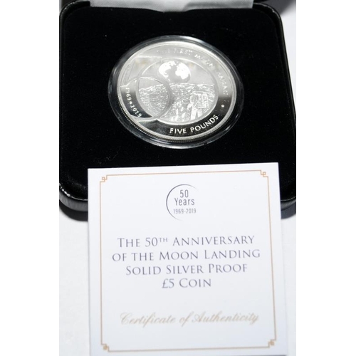 12 - Collection of sterling silver commemorative coins to include George VI 1937 Coronation Crown, 1oz 50... 