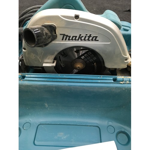 168 - makita 5704r circular saw in case.