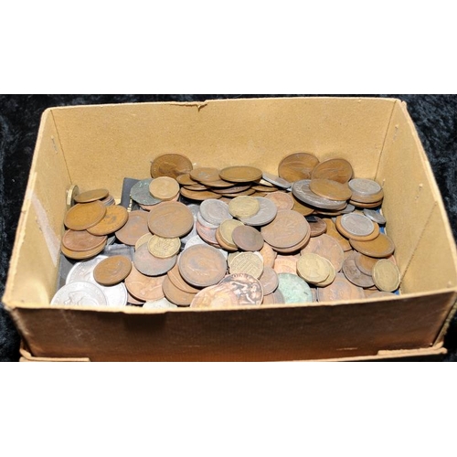 73 - Box containing a quantity of GB coins (7)