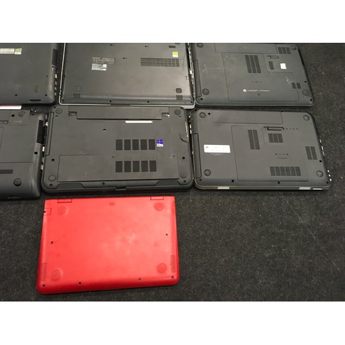 223 - A collection of various laptops.