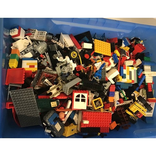 240 - 2 Large containers of various Lego bits and pieces.