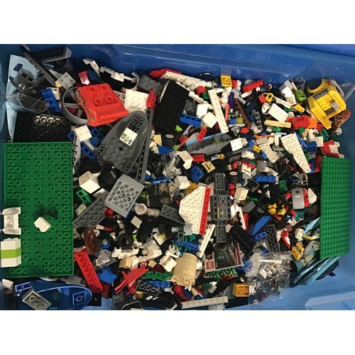 240 - 2 Large containers of various Lego bits and pieces.