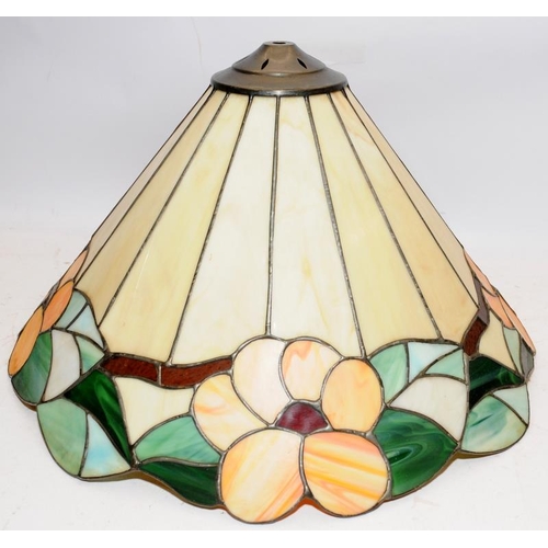 319 - Four Tiffany style lamp shades