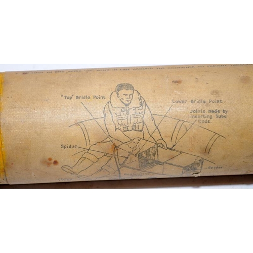 350 - Vintage WW2 era War Kite: 'Gibson Girl' pilots survival radio box kite ref: M-357-A. Still in origin... 