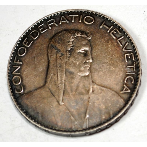 48 - Swiss 1922 5 franc