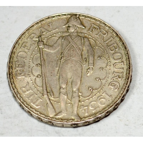 51 - Swiss 1934 shooting fectual 5 franc