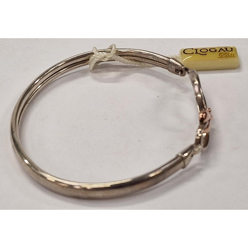 417 - A Clogau Welsh gold/silver bracelet