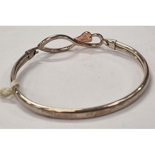 417 - A Clogau Welsh gold/silver bracelet