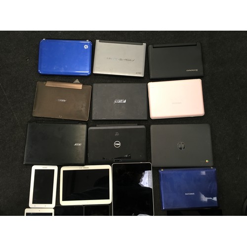 235 - A box of various Tablets and Laptops.