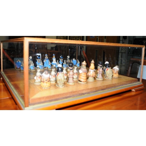 6 - Super quality Alice in Wonderland chess set from Studio Anne Carlton. Hand crafted and individually ... 