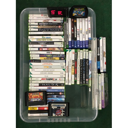 226 - Large collection of computer games to include Wii, Xbox, PS4 and others. Boxes have not been checked... 