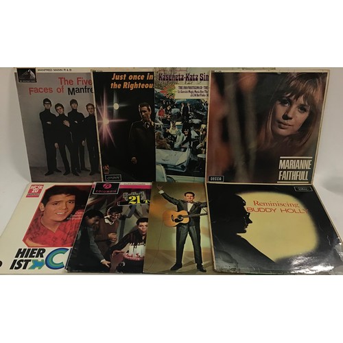 359 - VARIETY OF ALBUMS FROM THE 50’s & 60’s. Artist’s here to include Manfred Mann - - Connie Francis - J... 