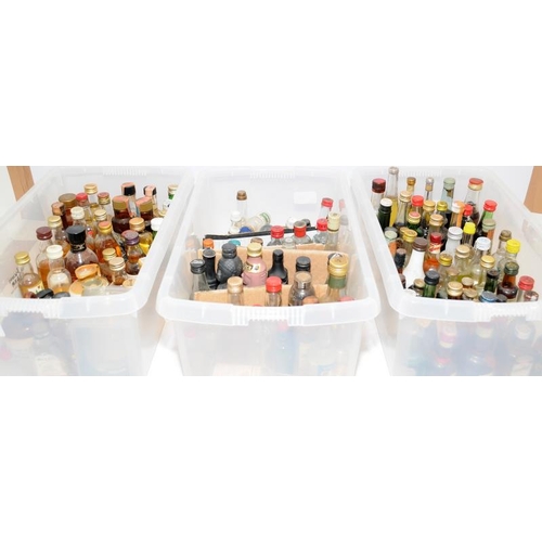 27 - Very large quantity of mostly unopened spirits miniatures.